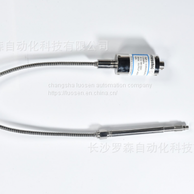 High temperature melt pressure sensor for rubber equipment