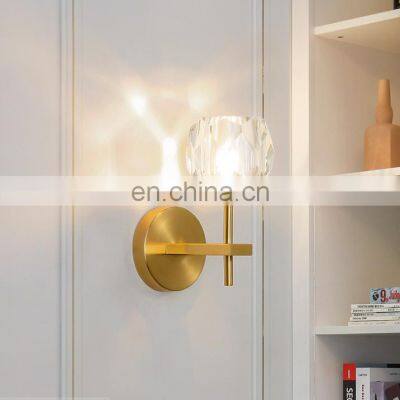 Nordic Minimalist Post-modern Light Luxury Crystal Wall Lamps for Decoration photo-2