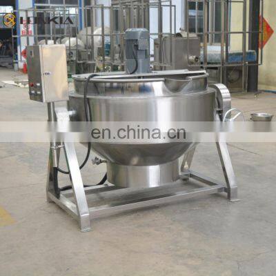 Industry Planetary Stir Frying Pan High Quality Cooker Mixer Machine Electromagnetic Heating PLC Planetary Jacket Kettle photo-2