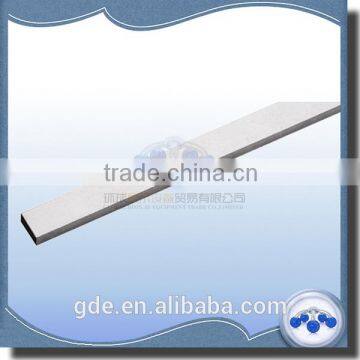 metal chrome flat rectangular tube