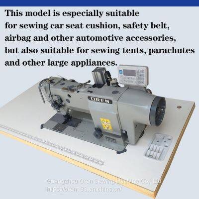 Computer Leather Double Needle Triple Synchronous Thick Material Machine Large Tents Sewing Machine RN-4420 photo-2