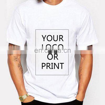 Free Samples Plain Plus Size Men's T-shirt Cotton,Custom Oversized Men Tshirts,White Blank Mens Custom T Shirt