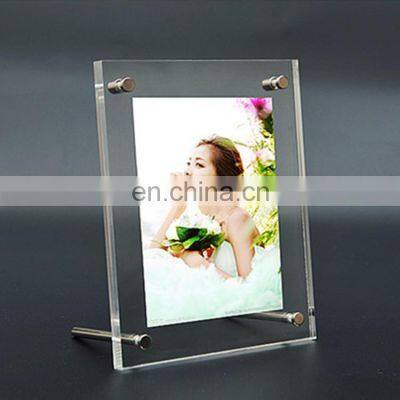 K&B wholesale hot sale custom transparent acrylic picture frames