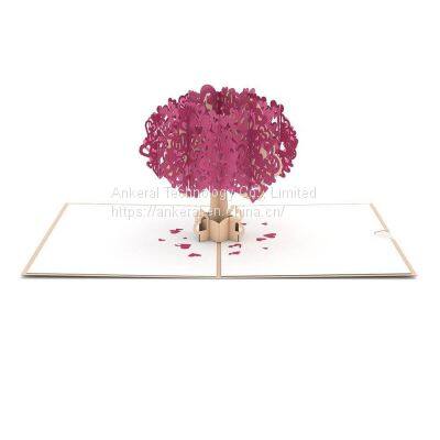 Heart Tree Valentine’s Day 3D Cards Customized Printing Best Quality China Wholesale Factory photo-2