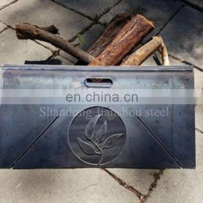 High Quality Corten Steel Outdoor Fire Pit Metal Fire Bowl BBQ Backyard Heater Fire Pit photo-3