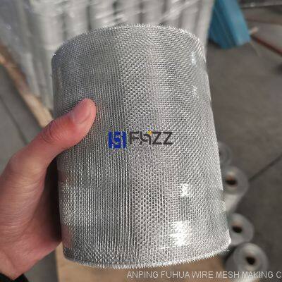 Woven Aluminium Wire Mesh Tape Natural Bright Finish Woven Aluminium Fabric Tape