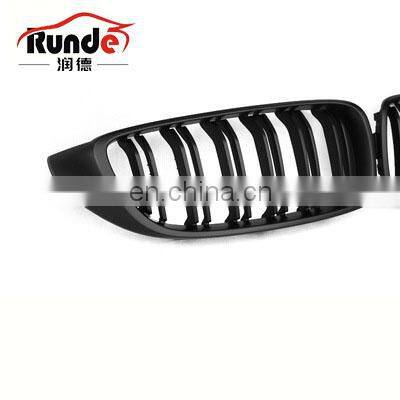 RUNDE M4 Carbon Fiber ABS Front Kidney Grille For BMW F32 F33 F36 F80 M3 F83 F82 photo-4