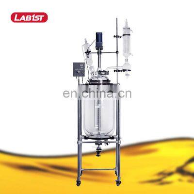 Good Price 10 20 30 50 100 200 L Liter Lab Jacketed Glass Reactor