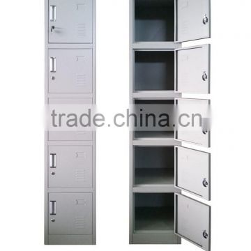 Knock Down Metal 5 Doors Strong Locker/5 door Clothes locker