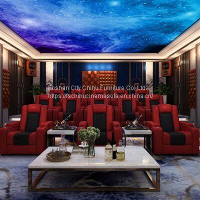 Latest Design Wholesale Price Modern Design Hot selling Leisure Adjustable Electric Recliner Chair Movie Home Theater Sofa