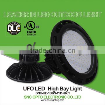 SNC New factory price high lumen UL CUL DLC approved UFO led high bay light 100W