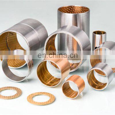 Heavy Load Bimetal Bearing Made of Steel Base and Different Alloy Material Sintered On the Steel Back With Oil Sockets Bushing.