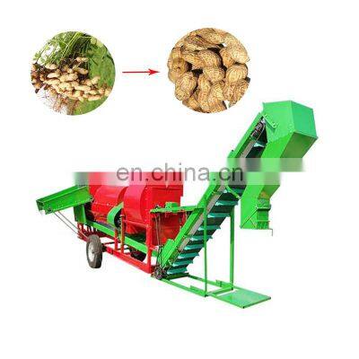 Mini combine walking tractor goober peanut harvest machine