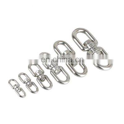 Wholesale KeyChain Hooks Stainless Steel Swivel Double End Eye Swivels Shackle Factory Rigging Hardware Chain Fittings photo-2
