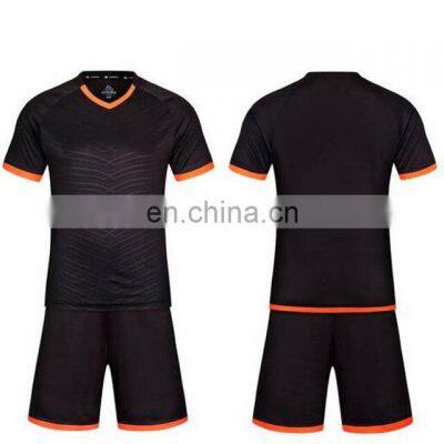 Best Quality Soccer Uniform Black