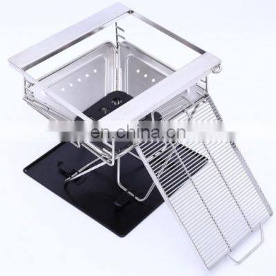 Hot Sale Promotional Suitcase Barbecue Portable Folding Outdoor Charcoal BBQ Grills photo-4