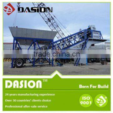 High Efficiency YHZS35 Mobile Concrete Batching Plant Machine Hot-sale in Oman