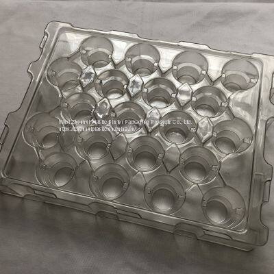 customized PET supplier recycable cosmetic blister trays