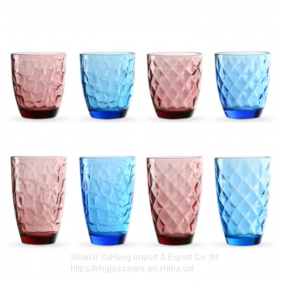 Fancy Unbreakable 320 ml And 270 ml Colorful Wine Glass Cup With Unique Design