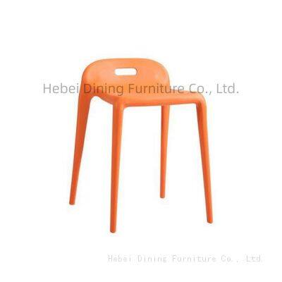 Plastic Dining Chairs with Low Backrest DC-N15