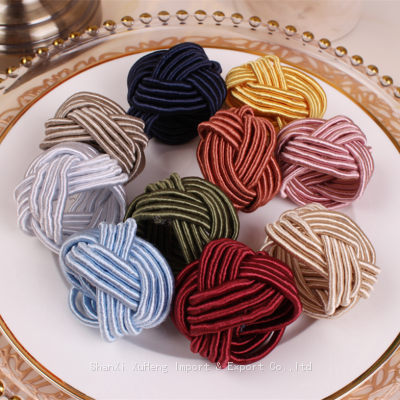 New Style Multi Colored Napkin Ring Holder For Wedding And Home Table Decoration photo-3