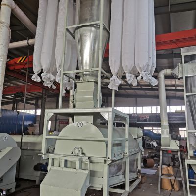 Diaper Recycling Machine For  Defective Reject Diapers, Sanitary Napkins and Leftover Materials