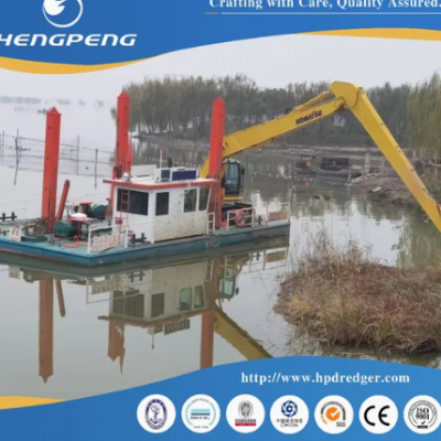 Sturdy Excavator Modular Floating Platform Barge for Marine Construction