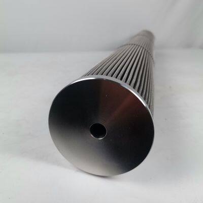 RT-070 222 connection Stainless steel metal mesh sintered pleated filter element