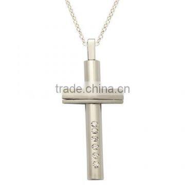 Unique Stainless Steel Latin Medieval Cross Pendant photo-5