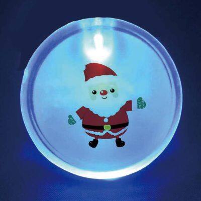 Party Event Decoration Customized LOGO Glow in Dark LED Badge LED Flashing Pin