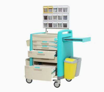 Medical Equipment Lightweight Room Service Trolley Emergency Trolley Hospital Trolley