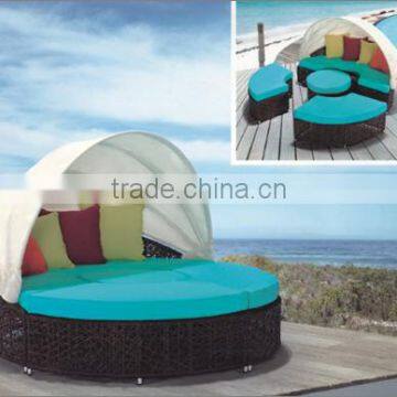 Fancy Product Rattan Saybed Outdoor Furniture Rattan Wicker Daybed on Promotional Quality Choice