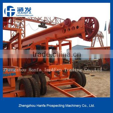 Percussion drilling rig Borehole drilling machine. HF-6A / HF-3C