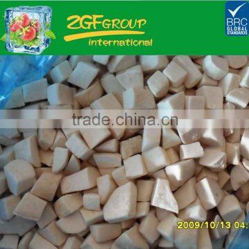 IQF Chinese Frozen Pleurotus Eryngii 20mm