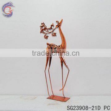 metal crafts of elk statue for home decorations