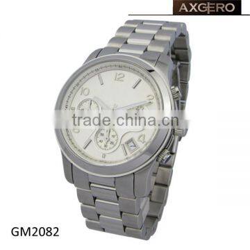 fashion oem japan movt quartz wrist watch stainless steel back for men