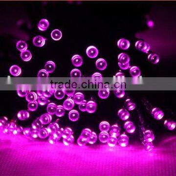 Best Selling 22m 200 LED Solar Christmas String Light for Outdoor, Gardens, Homes, Christmas Party Pink photo-6