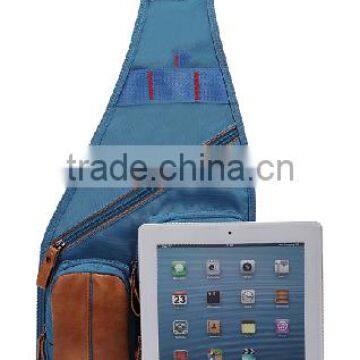 waterproof triangle running bag for man laptop shoulder bag