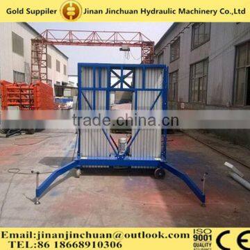 Single/double Mast Hydraulic Telescopic Aerial Small Aluminum Work Platform