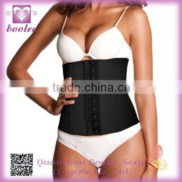 Newest High Quality sexy black strap latex corset waist cinchers