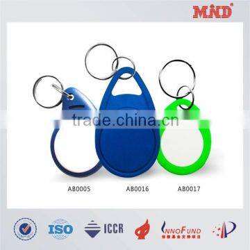 MDT127 ABS 125KHz Waterprof RFID TK4100 key fob/key tag