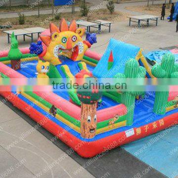 new Lion Paradise 5x8m small inflatable bouncer