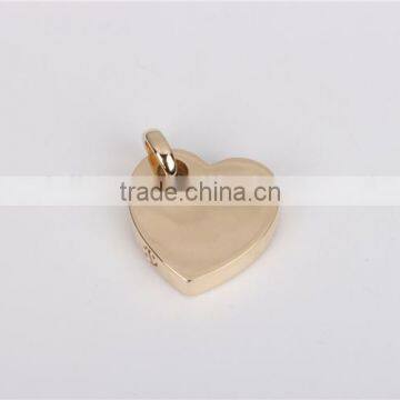 Wholesale 925 Sterling Silver Heart Shape Hollow Pendant Necklace Gold Plating photo-2