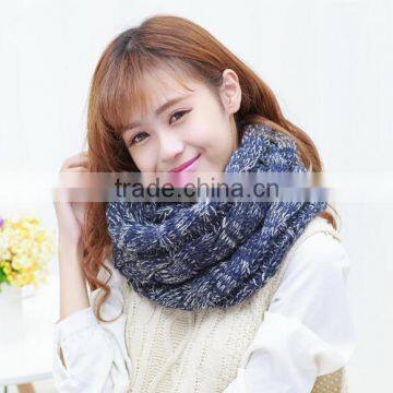 New Style Winter Men Women Fashion Colorful Infinity Acrylic Knit Hood Scarf