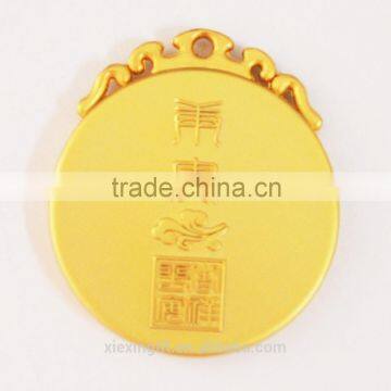 2015 newest die casting engraved coin toy gold coins