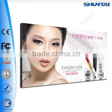 Wholesale frameless tension led backlit fabric light box