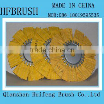 Yellow airway polishing brush