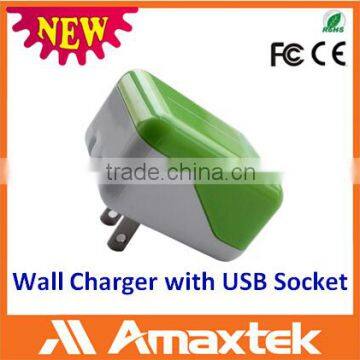 Multi in one OEM ODM Available USB Wall Charger with 2 Port USB Socket