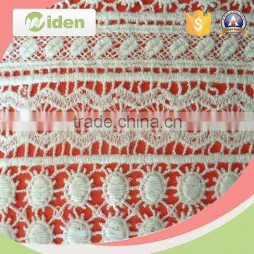 Firm and nice packing embroidery geometric pattern chemical lace fabric                        
                                                                                Supplier's Choice