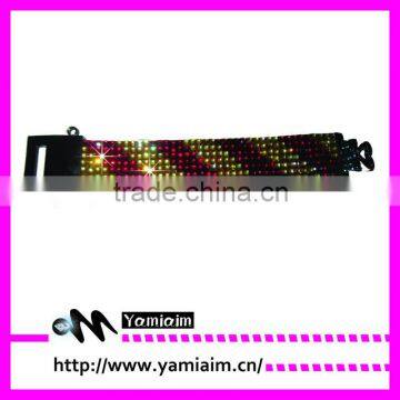 Bling snap bracelet Sparkle gift custom logo